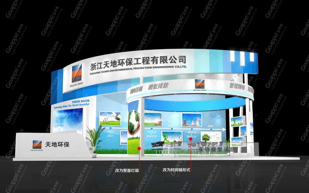 浙江能源“改革开放40周年电力成就展暨高峰会”展厅