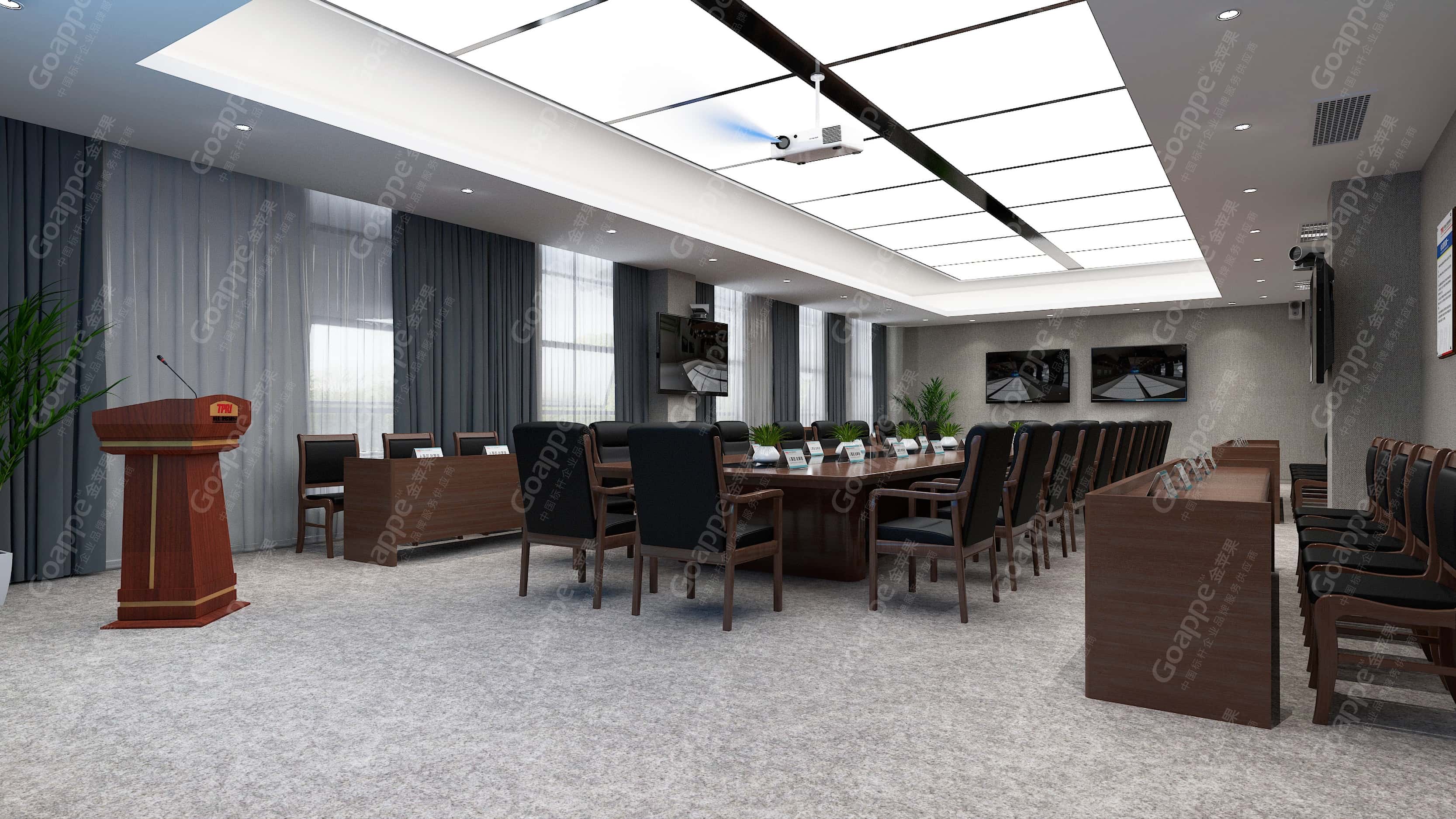 看多功能新媒体会议室如何一步到位!